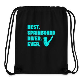 Diving diving board - Stanley/Stella Recycled Gym Bag - black - Front