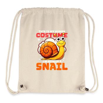 Snail - Stanley/Stella Recycled Gym Bag - natural - Front