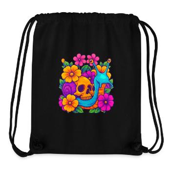 Snail - Stanley/Stella Recycled Gym Bag - black - Front