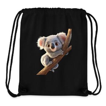 Koala Bär Australien Koalabär Süße Koala Bären - Stanley/Stella recycelter Gym Bag - Schwarz - Vorne
