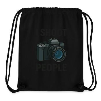 Photographie Images Photos Thérapie par appareil photo - Sac à cordon recyclé Stanley/Stella - noir - Devant