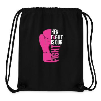 Your fight is our fight - Stanley/Stella Recycled Gym Bag - black - Front