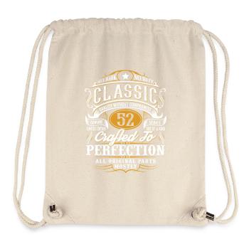 52. Geburtstag - Stanley/Stella recycelter Gym Bag - Naturweiß - Vorne