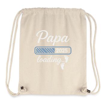 Papa wird geladen – 2025 in Sicht - Stanley/Stella recycelter Gym Bag - Naturweiß - Vorne