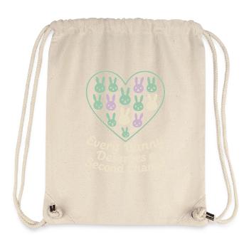 Bunny Mom Rabbit Rescue Adopt, Buy - Stanley/Stella Recycled Gym Bag - natural - Front