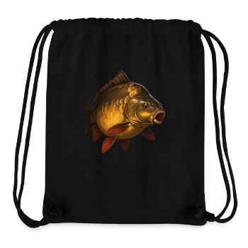 Spiegelkarpfen Angeln – Big Carp Artwork - Stanley/Stella recycelter Gym Bag - Schwarz - Vorne