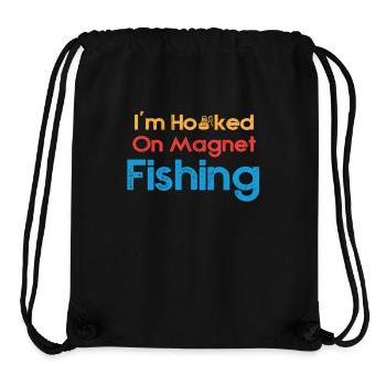 Aimant néodyme Pêche Magnétique Fisher - Sac à cordon recyclé Stanley/Stella - noir - Devant