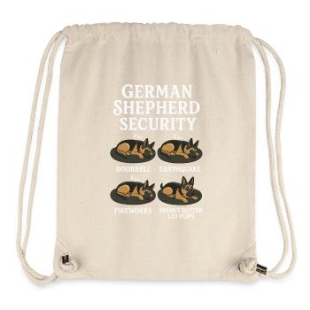 German Shepherd - Stanley/Stella Recycled Gym Bag - natural - Front