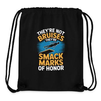 Diving diving board - Stanley/Stella Recycled Gym Bag - black - Front