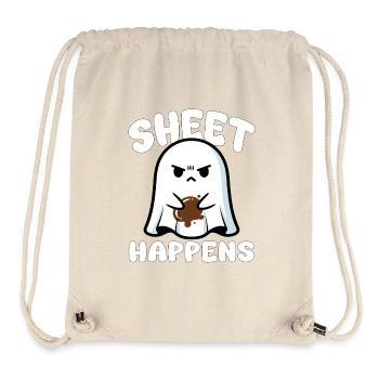SHEET HAPPENS - GHOST HALLOWEEN - Stanley/Stella Recycled Gym Bag - natural - Front