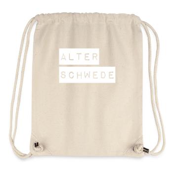 Alter Schwede Lustiger Ausdruck Spruch - Stanley/Stella recycelter Gym Bag - Naturweiß - Vorne