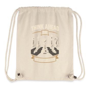 Think ahead or lag behind - Stanley/Stella Recycled Gym Bag - natural - Front