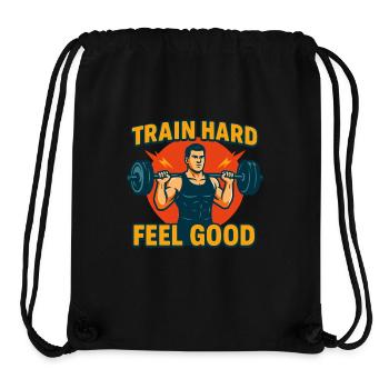 Lustiges Fitness uTrainingsshirt für Bodybuilder - Stanley/Stella recycelter Gym Bag - Schwarz - Vorne