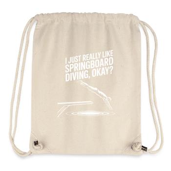 Diving diving board - Stanley/Stella Recycled Gym Bag - natural - Front