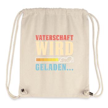 VATERSCHAFT WIRD GELADEN Lustiges - Stanley/Stella recycelter Gym Bag - Naturweiß - Vorne