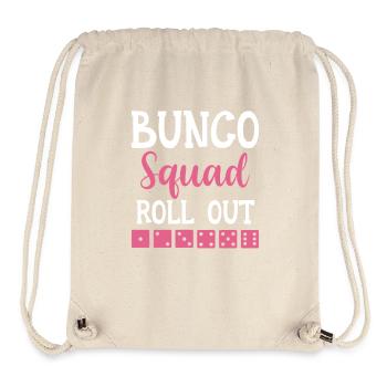 Buncospieler Geschenk Bunco Abend Würfeln - Stanley/Stella recycelter Gym Bag - Naturweiß - Vorne