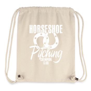 Horseshoe pitching - Stanley/Stella Recycled Gym Bag - natural - Front