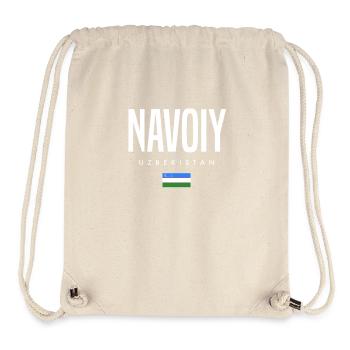Navoiy Usbekistan - Stanley/Stella recycelter Gym Bag - Naturweiß - Vorne