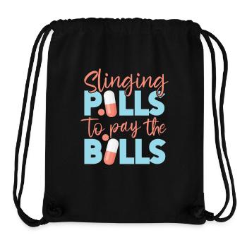Pharmacy Tech Technician - Stanley/Stella Recycled Gym Bag - black - Front