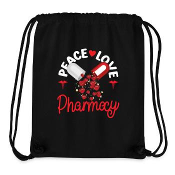 Pharmacy Tech Technician - Stanley/Stella recycelter Gym Bag - Schwarz - Vorne