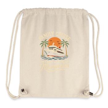 Family Cruise Memories Design - Stanley/Stella Recycled Gym Bag - natural - Front