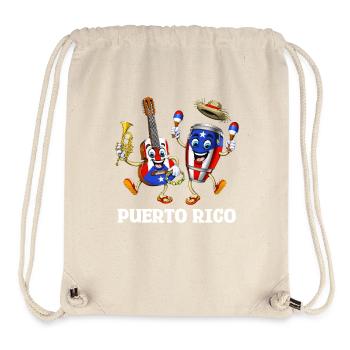 Puerto Rico Fiesta - Stanley/Stella recycelter Gym Bag - Naturweiß - Vorne