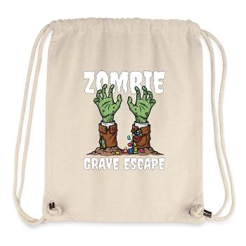 ZOMBIE_GRAVE_ESCAPE - Stanley/Stella Recycled Gym Bag - natural - Front