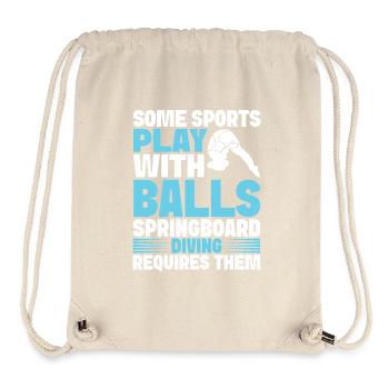 Diving diving board - Stanley/Stella Recycled Gym Bag - natural - Front