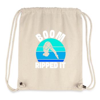 Diving diving board - Stanley/Stella Recycled Gym Bag - natural - Front