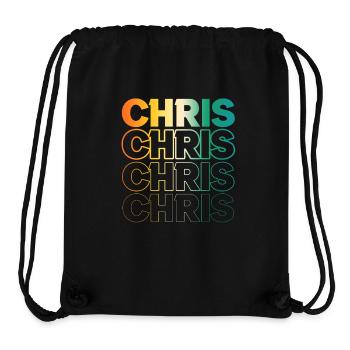 Chris Christian Christoph Christopher - Stanley/Stella Recycled Gym Bag - black - Front