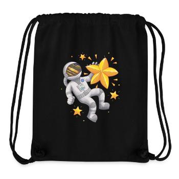 Astronaut Star - Stanley/Stella Recycled Gym Bag - black - Front
