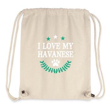 Havanais - Sac à cordon recyclé Stanley/Stella - blanc naturel - Devant