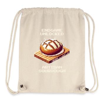 Endgame unlocked | Sourdough crafting - Stanley/Stella Recycled Gym Bag - natural - Front