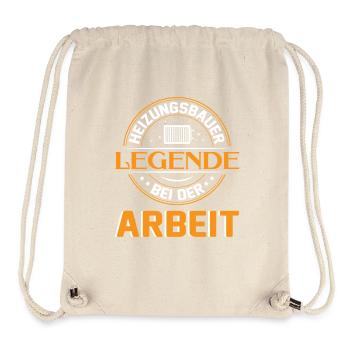Chauffagiste Plombier Plombier de construction chauffage - Sac à cordon recyclé Stanley/Stella - blanc naturel - Devant