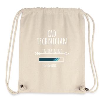 Geschenk Beruf Ausbildung CAD Technician - Stanley/Stella recycelter Gym Bag - Naturweiß - Vorne