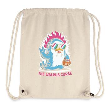 Walrus Punk Rocker Halloween - Stanley/Stella Recycled Gym Bag - natural - Front