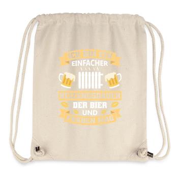 Chauffagiste Plombier Plombier de construction chauffage - Sac à cordon recyclé Stanley/Stella - blanc naturel - Devant