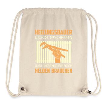 Heating Engineer Heating Construction Plumber Plumber - Stanley/Stella Recycled Gym Bag - natural - Front