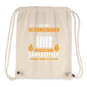 Heating Engineer Heating Construction Plumber Plumber - Stanley/Stella Recycled Gym Bag - natural - Front