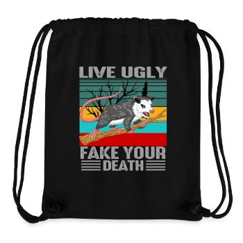 Opossum - Stanley/Stella Recycled Gym Bag - black - Front