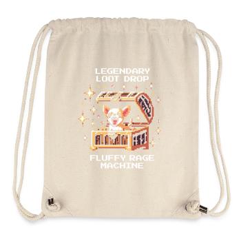 Legendärer Drop: Wut-Flausch | Chihuahua - Stanley/Stella recycelter Gym Bag - Naturweiß - Vorne