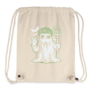 Walrus Punk Rocker Halloween - Stanley/Stella Recycled Gym Bag - natural - Front