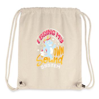Öffentlicher Pfurz Lustig Unangemessen - Stanley/Stella recycelter Gym Bag - Naturweiß - Vorne