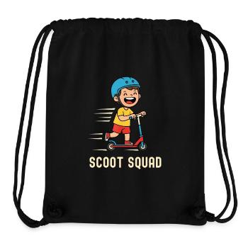 Scoot Squad – Roller Spaß für Kids - Stanley/Stella recycelter Gym Bag - Schwarz - Vorne