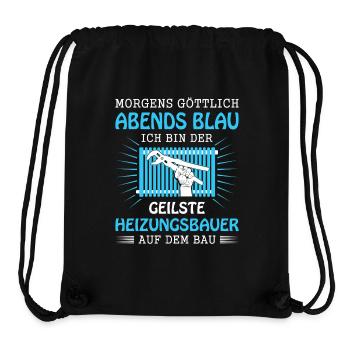 Heating Engineer Heating Construction Plumber Plumber - Stanley/Stella Recycled Gym Bag - black - Front