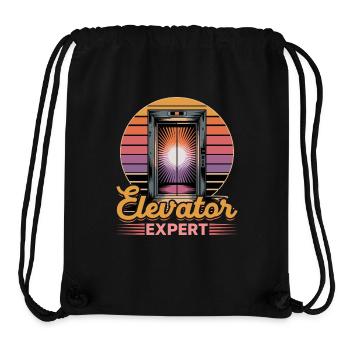 Elevator toddler & kids - Stanley/Stella Recycled Gym Bag - black - Front