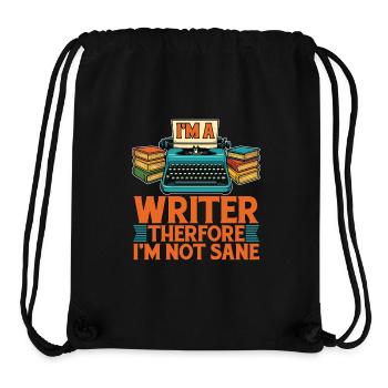 Screenwriter I'm A Writer Therefore I'm Book Lover - Stanley/Stella Recycled Gym Bag - black - Front