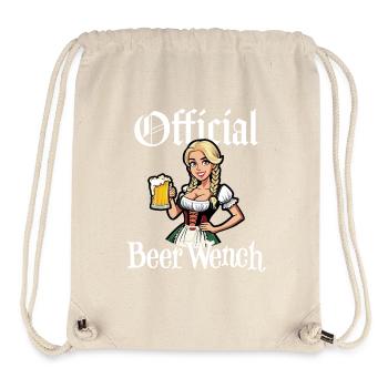 Offizielle Bierfrau - Stanley/Stella recycelter Gym Bag - Naturweiß - Vorne