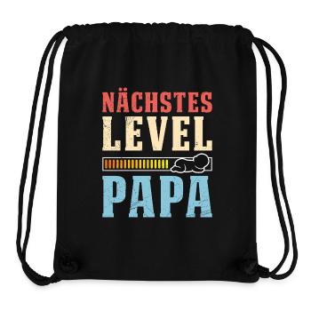 Gamer NEXT LEVEL DAD Funny - Stanley/Stella Recycled Gym Bag - black - Front