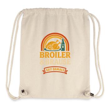 Broiler &amp; Brause – Retro Ostalgie since then - Stanley/Stella Recycled Gym Bag - natural - Front